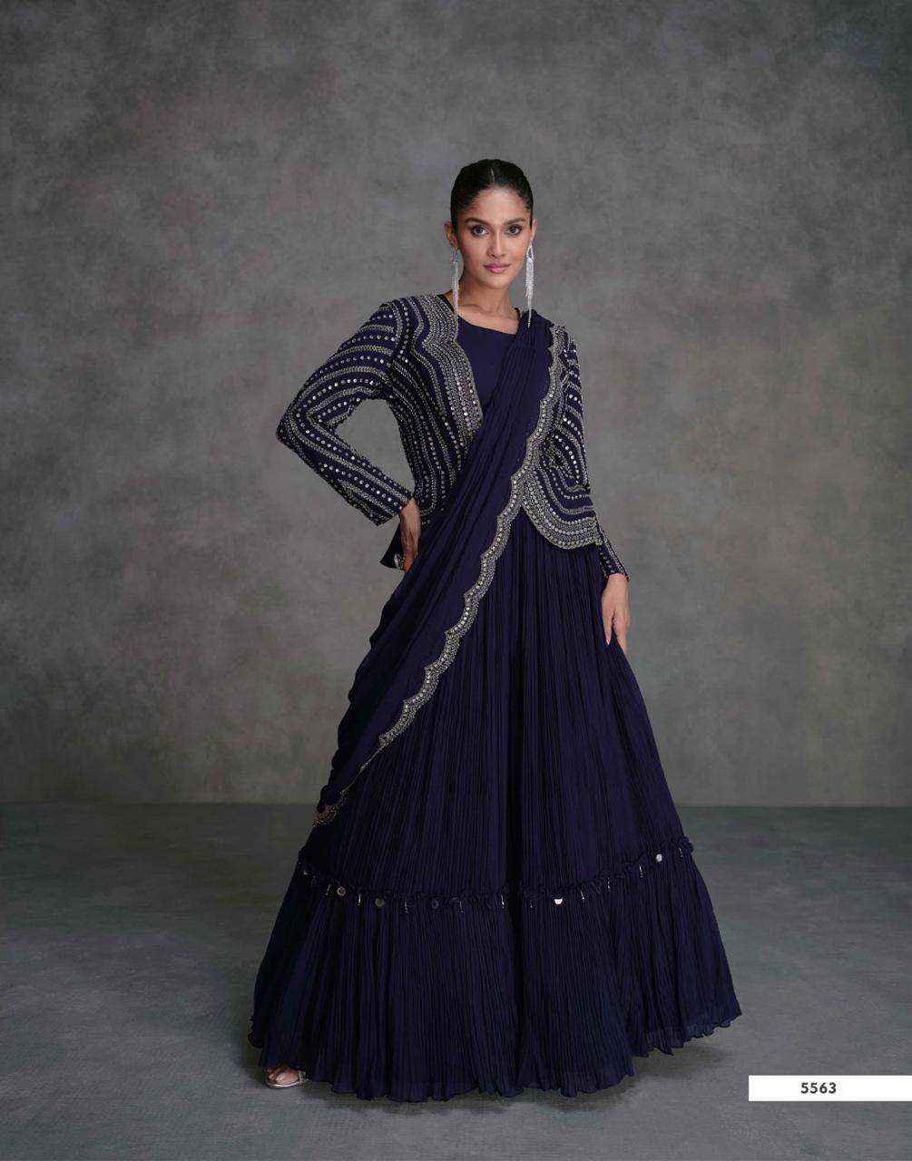 SAYURI DESIGNER JUGNI GEORGETTE DESIGNER LEHENGA CHOLI ( 3 PCS CATALOG )