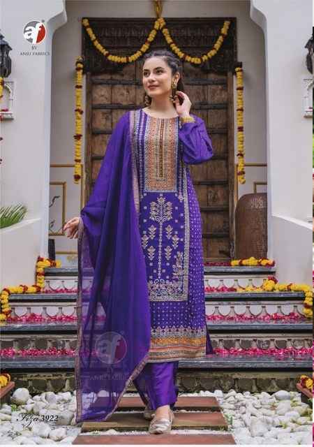 Anju Fabrics Fiza Vol 2 Wholesale Readymade Jacquard Suit ( 5 Pc Catalog )
