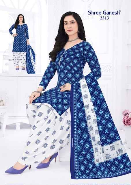Shree Ganesh Bandhani Vol 3 Cotton Wholesale Dress Material (15 pcs Catalogue )