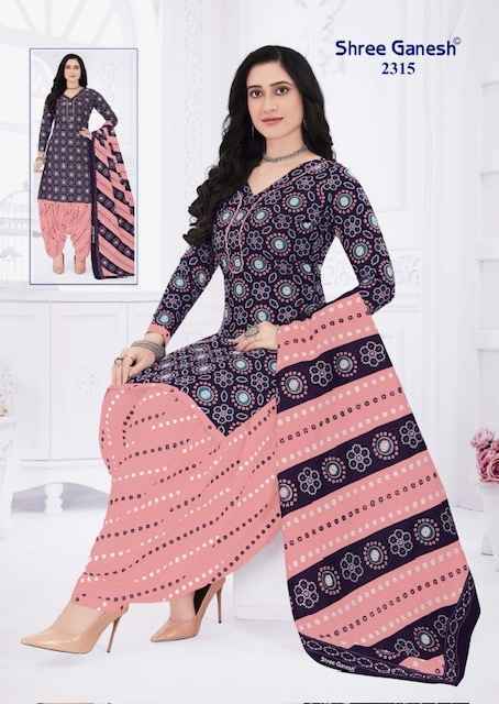 Shree Ganesh Bandhani Vol 3 Cotton Wholesale Dress Material (15 pcs Catalogue )