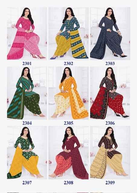 Shree Ganesh Bandhani Vol 3 Cotton Wholesale Dress Material (15 pcs Catalogue )