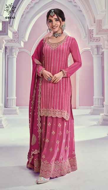Vinay Fashion Kuleesh Rangrasiya Chinon Dress Material - Wholesale Brand Surat ( 6 pcs Catalogue )