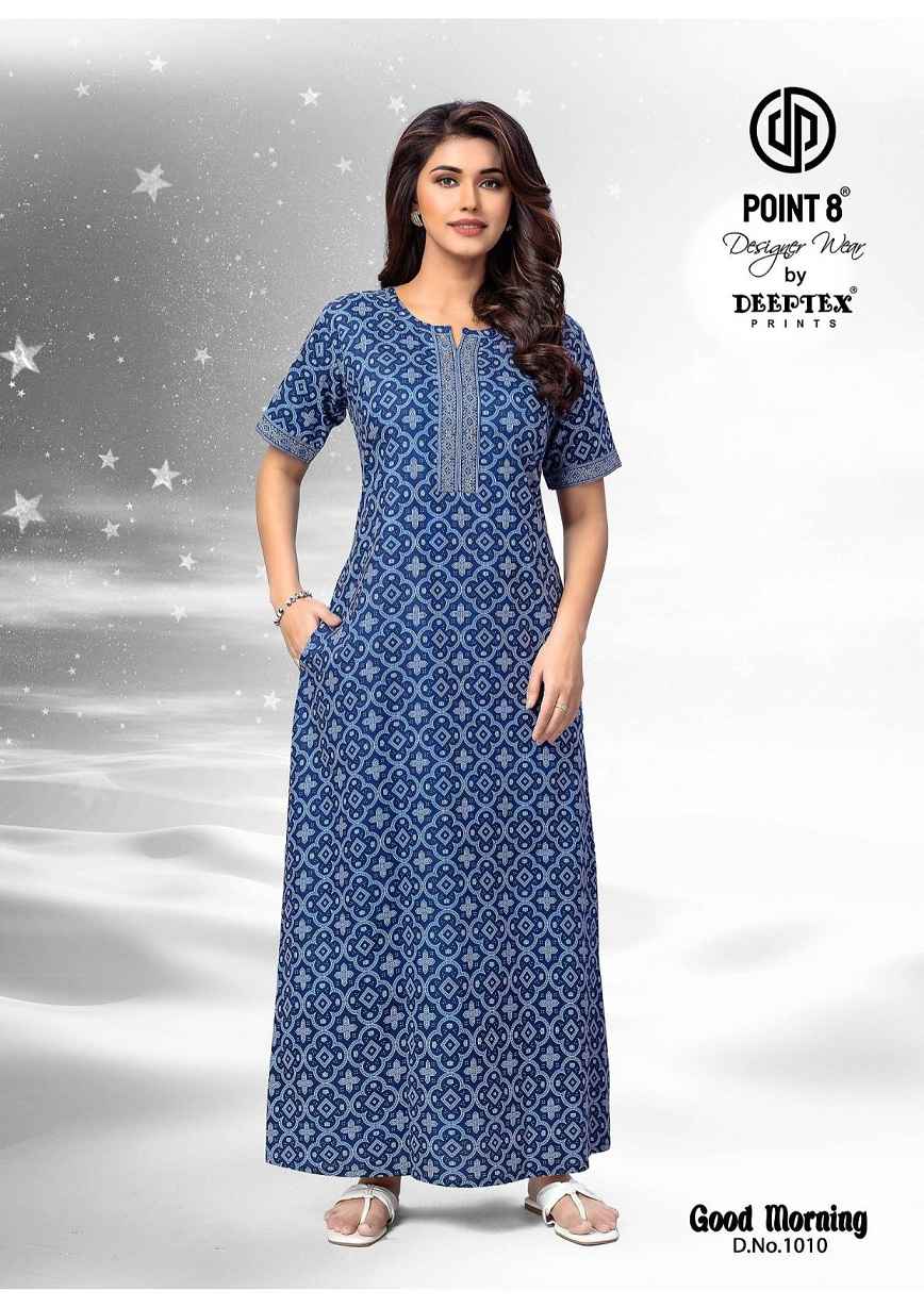 DEEPTEX GOOD MORNING VOL-1 WHOLESALE PURE COTTON NIGHTY ( 15 PCS CATALOG )