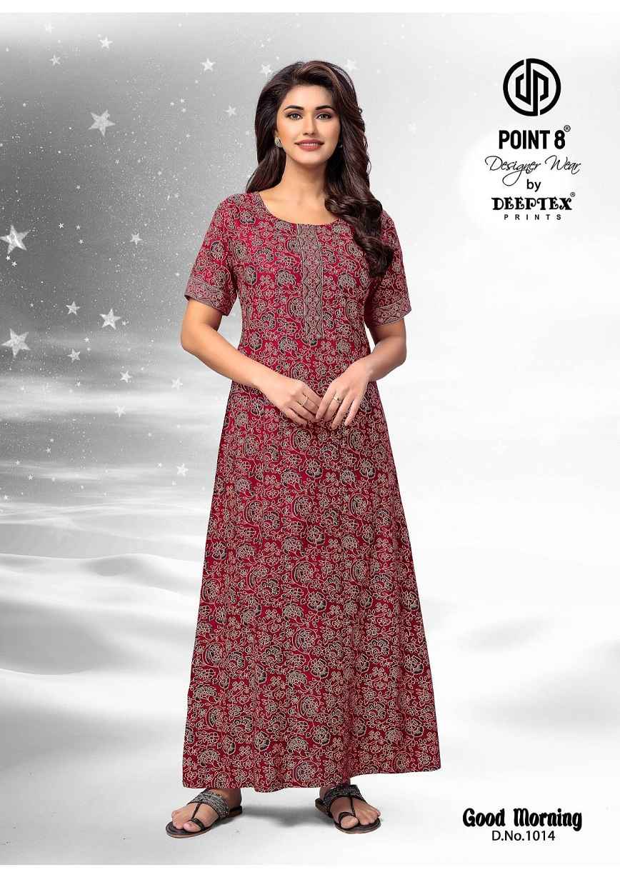 DEEPTEX GOOD MORNING VOL-1 WHOLESALE PURE COTTON NIGHTY ( 15 PCS CATALOG )
