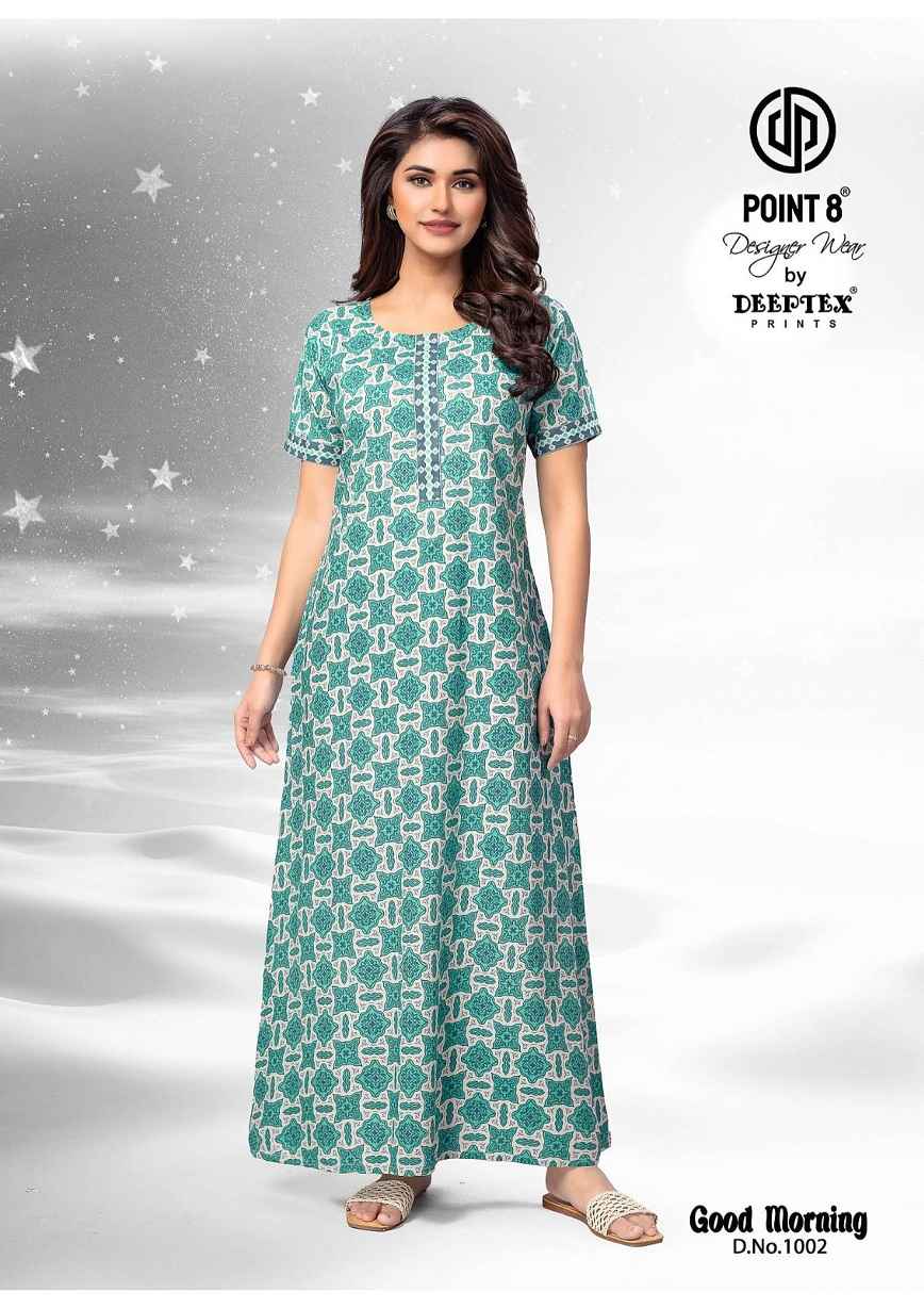 DEEPTEX GOOD MORNING VOL-1 WHOLESALE PURE COTTON NIGHTY ( 15 PCS CATALOG )