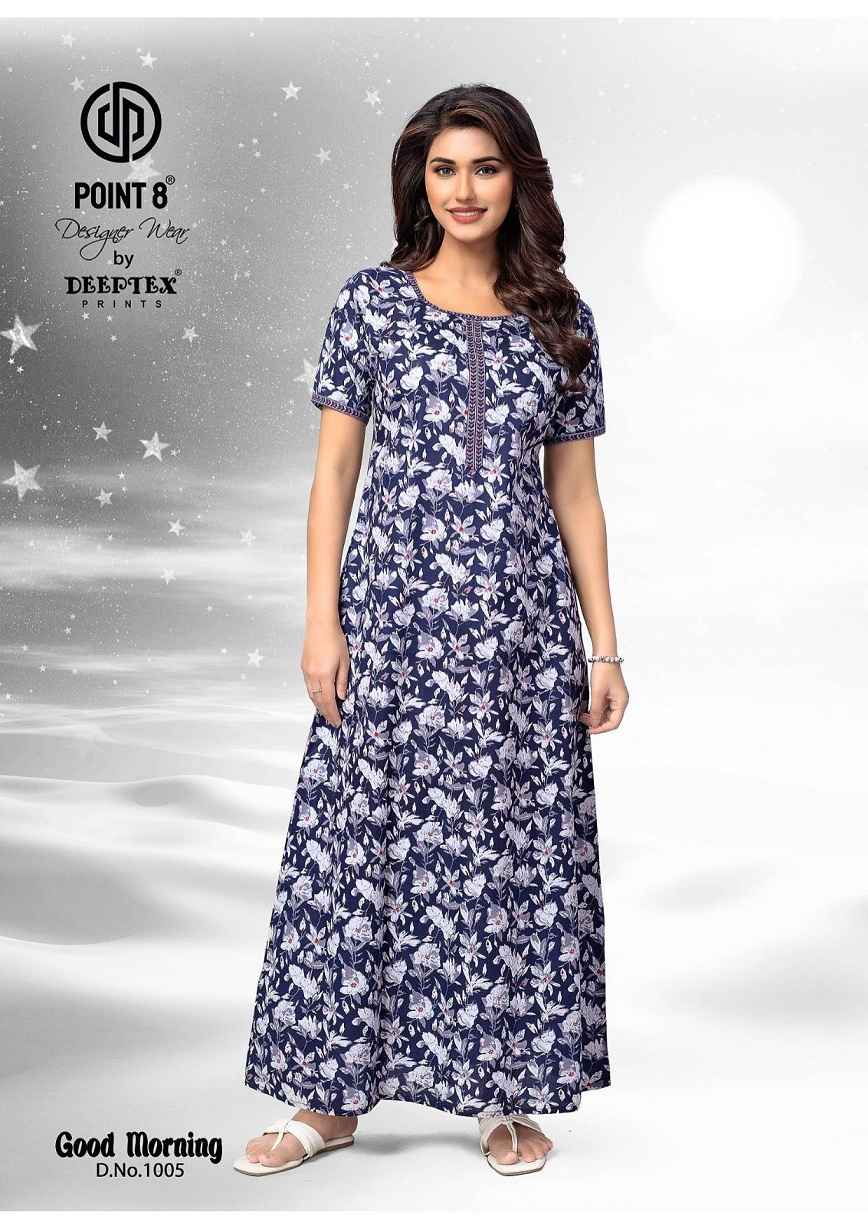 DEEPTEX GOOD MORNING VOL-1 WHOLESALE PURE COTTON NIGHTY ( 15 PCS CATALOG )
