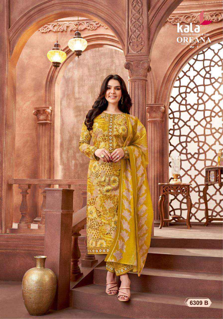 KALA FASHION OREANA VOL 7 COTTON JAIPURI PRINT SALWAR KAMEEZ ( 12 PCS CATALOG )
