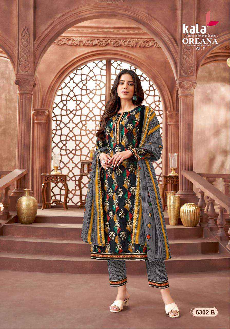 KALA FASHION OREANA VOL 7 COTTON JAIPURI PRINT SALWAR KAMEEZ ( 12 PCS CATALOG )