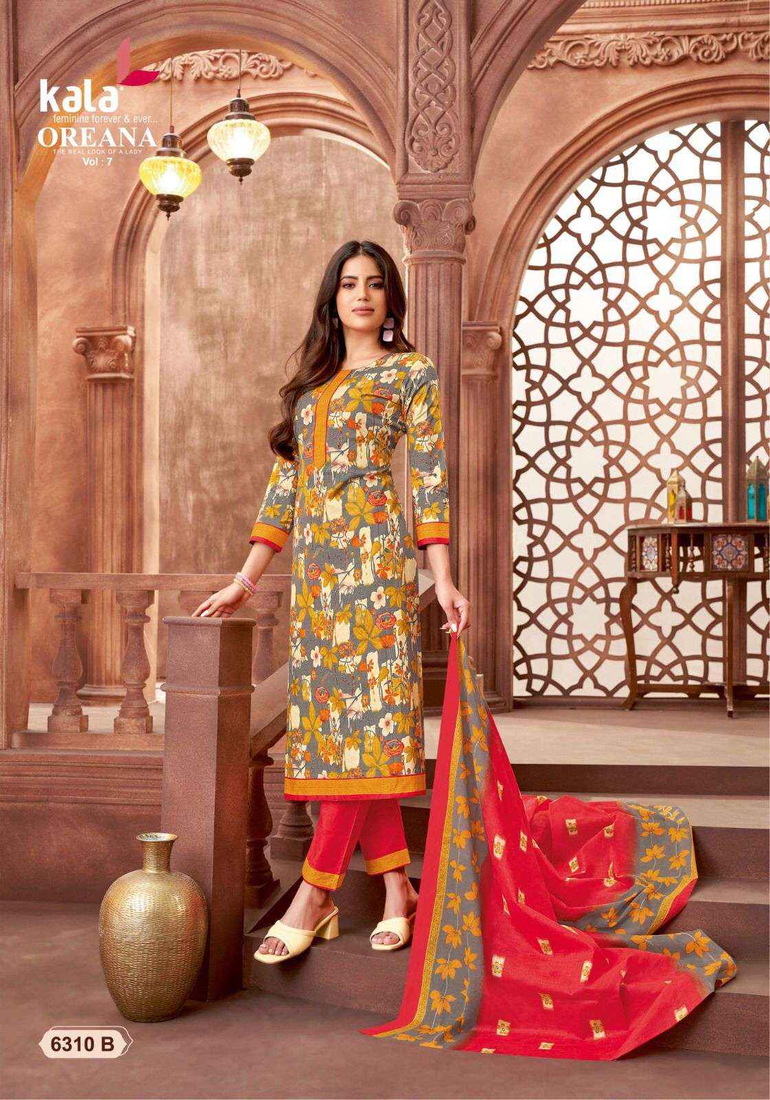 KALA FASHION OREANA VOL 7 COTTON JAIPURI PRINT SALWAR KAMEEZ ( 12 PCS CATALOG )