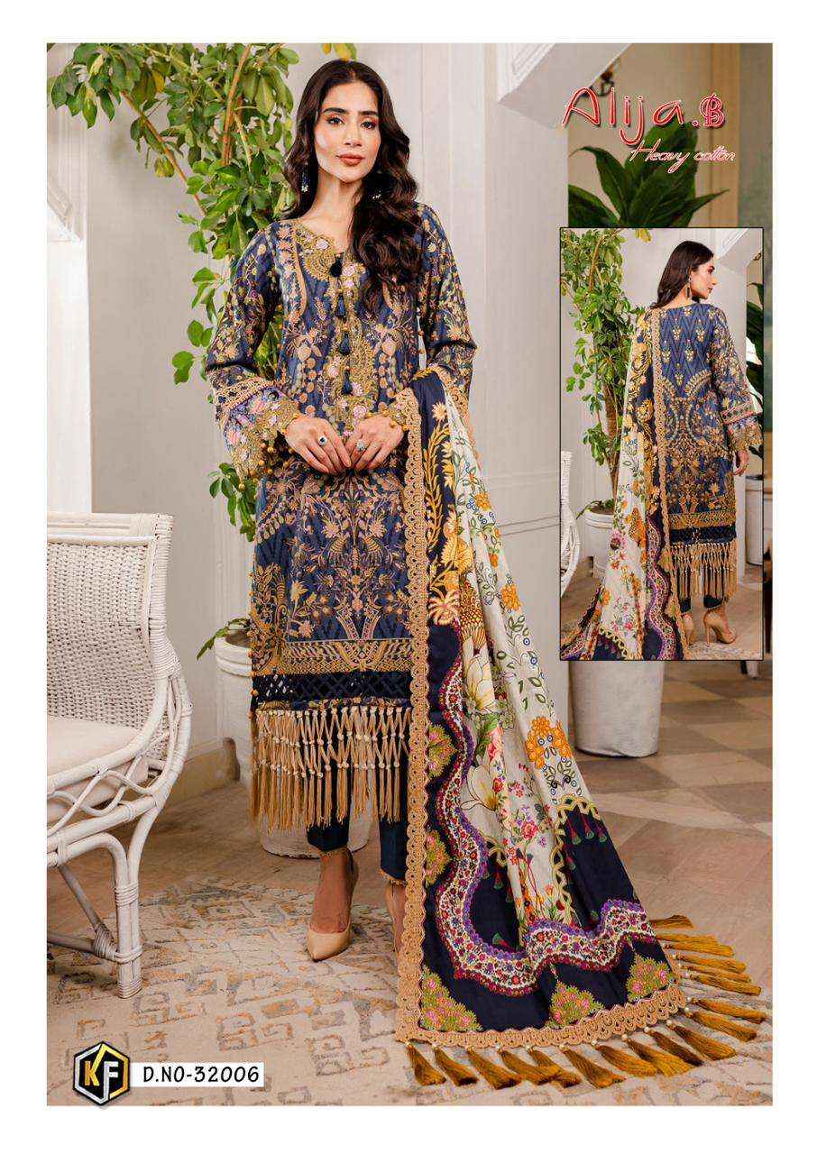 KEVAL FAB ALIJA B VOL 32 WHOLESALE COTTON DIGITAL PRINT DRESS MATERIAL ( 6 PCS CATALOG )