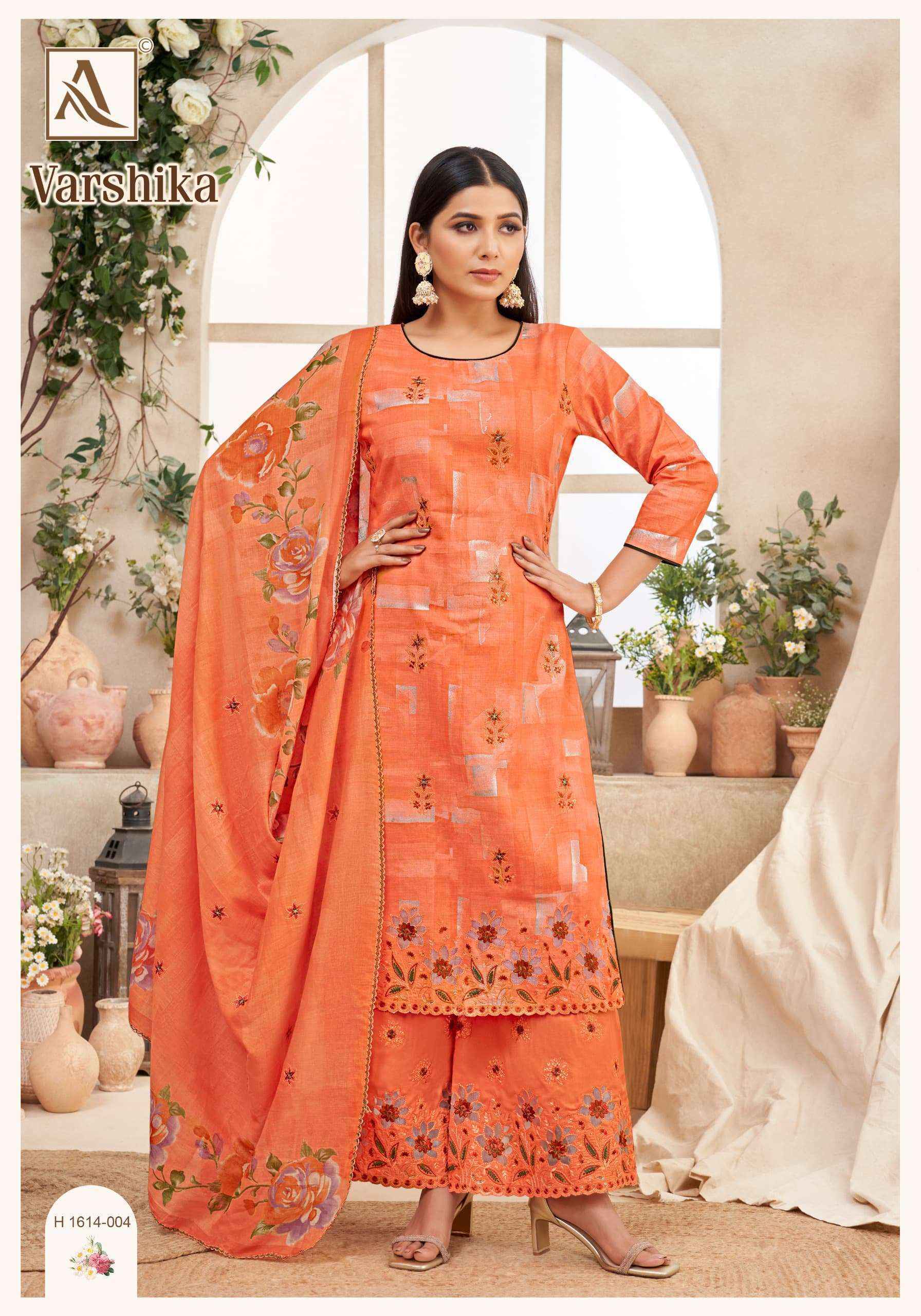 Alok Varshika Camric Cotton Ladies Dress Material Surat Textile Market ( 6 pcs Catalogue }