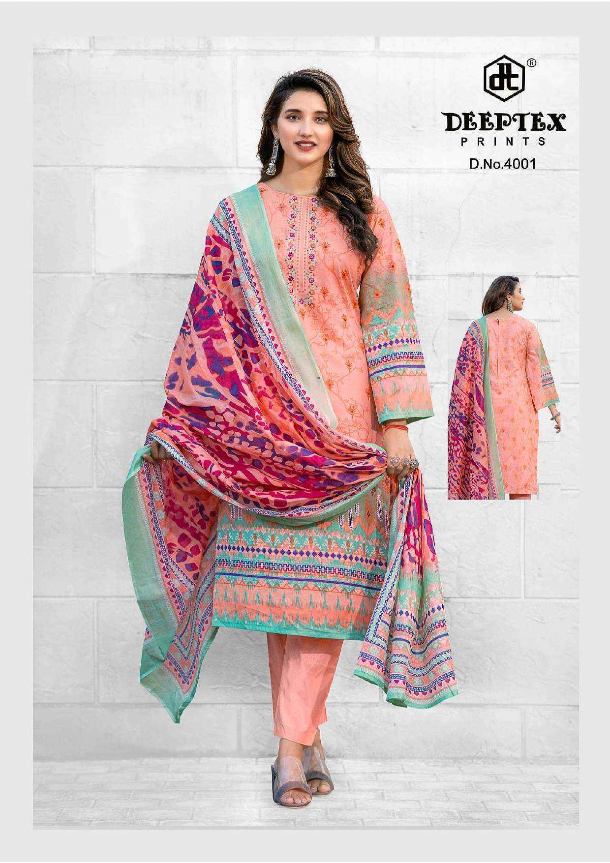 Deeptex Roohi Zara Vol-4 Ladies Salwar Kameez ( 8 pcs Catalogue ) Surat Wholesale Market