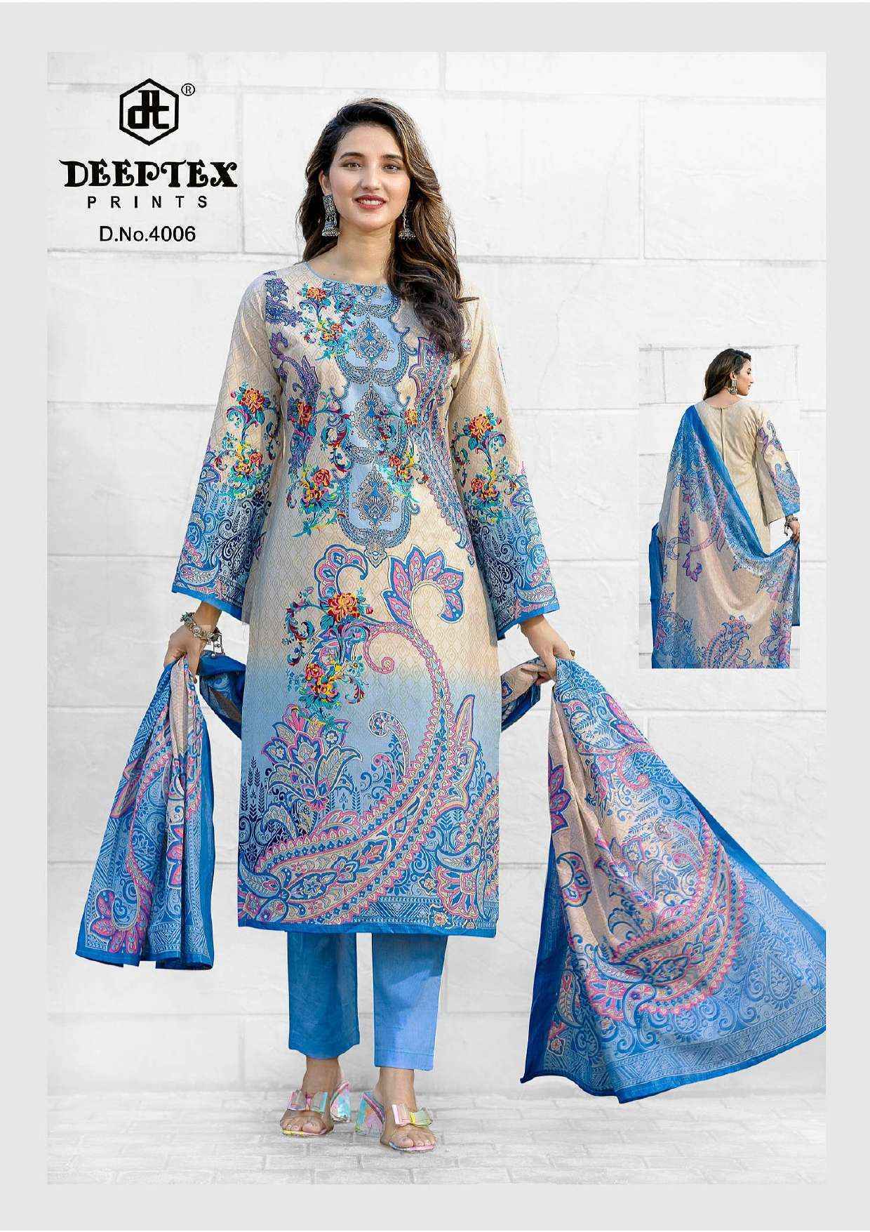 Deeptex Roohi Zara Vol-4 Ladies Salwar Kameez ( 8 pcs Catalogue ) Surat Wholesale Market