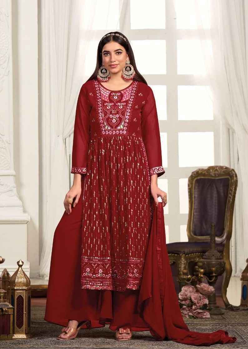 Eba Lifestyle inayat series 1543-1546 Blooming Georgette suit Wholesale Surat ( 4 Pcs Catalog )