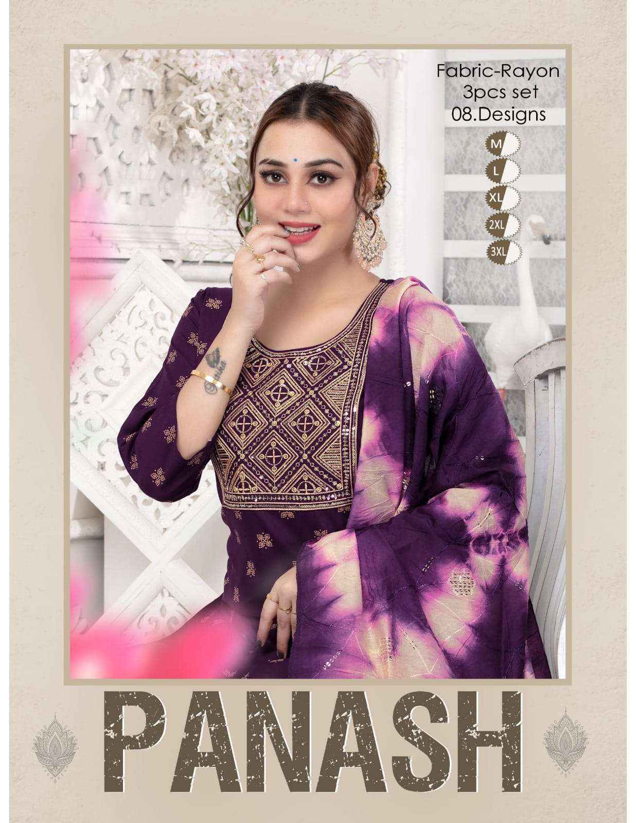 Fashion Talk Panash Fancy Kurti Bottom Dupatta Set wholesale  New Designs ( 8 pcs catalog )