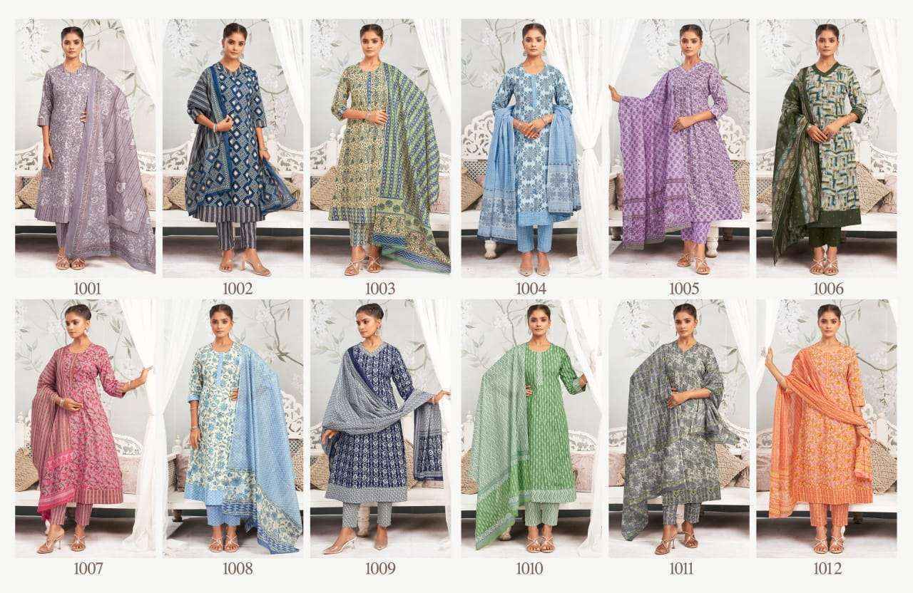 Ganpati Anarkali Vol 1 Readymade Cotton Suits Wholesale Market Surat ( 12 pcs Catalogue }