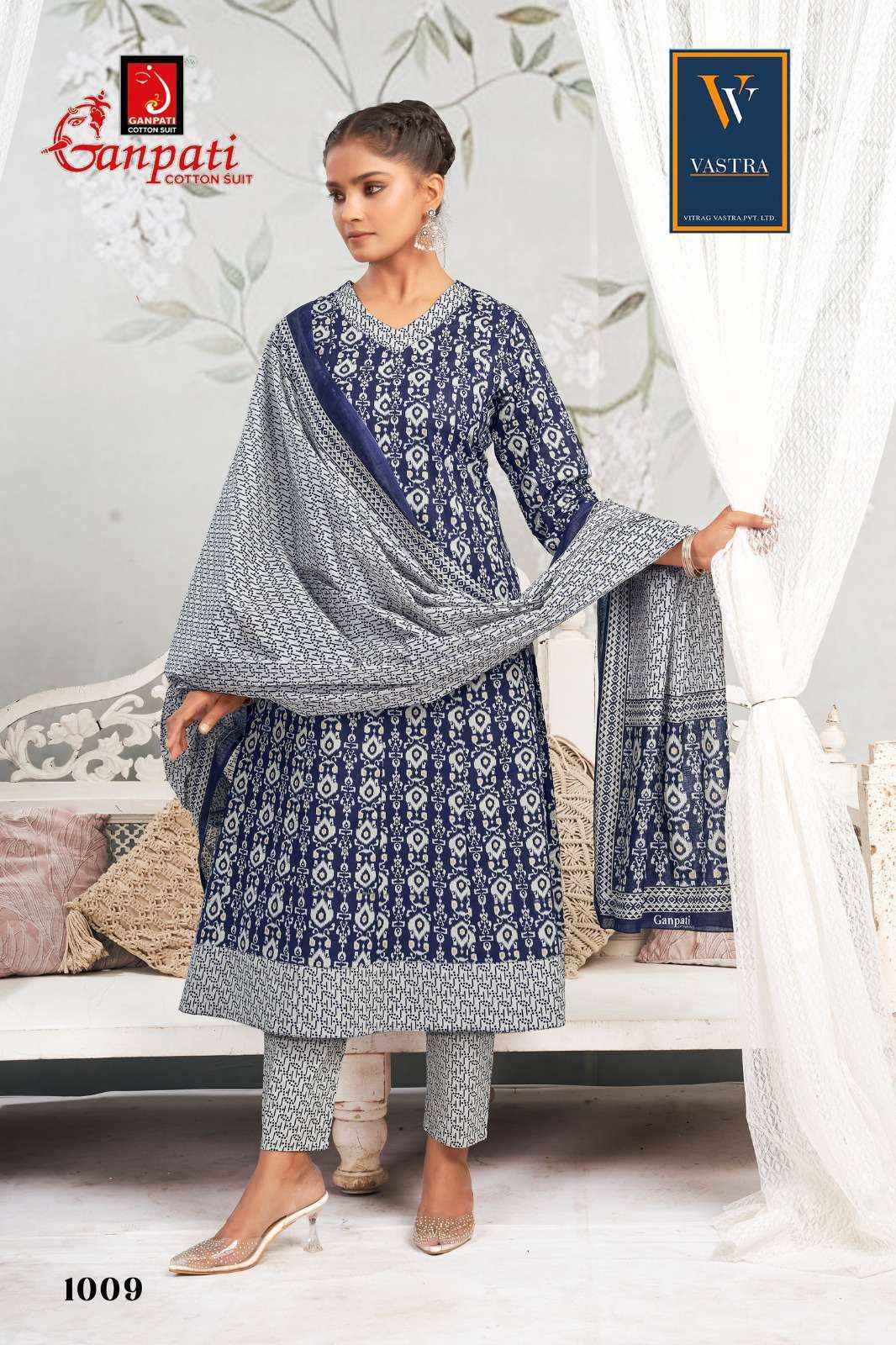 Ganpati Anarkali Vol 1 Readymade Cotton Suits Wholesale Market Surat ( 12 pcs Catalogue }
