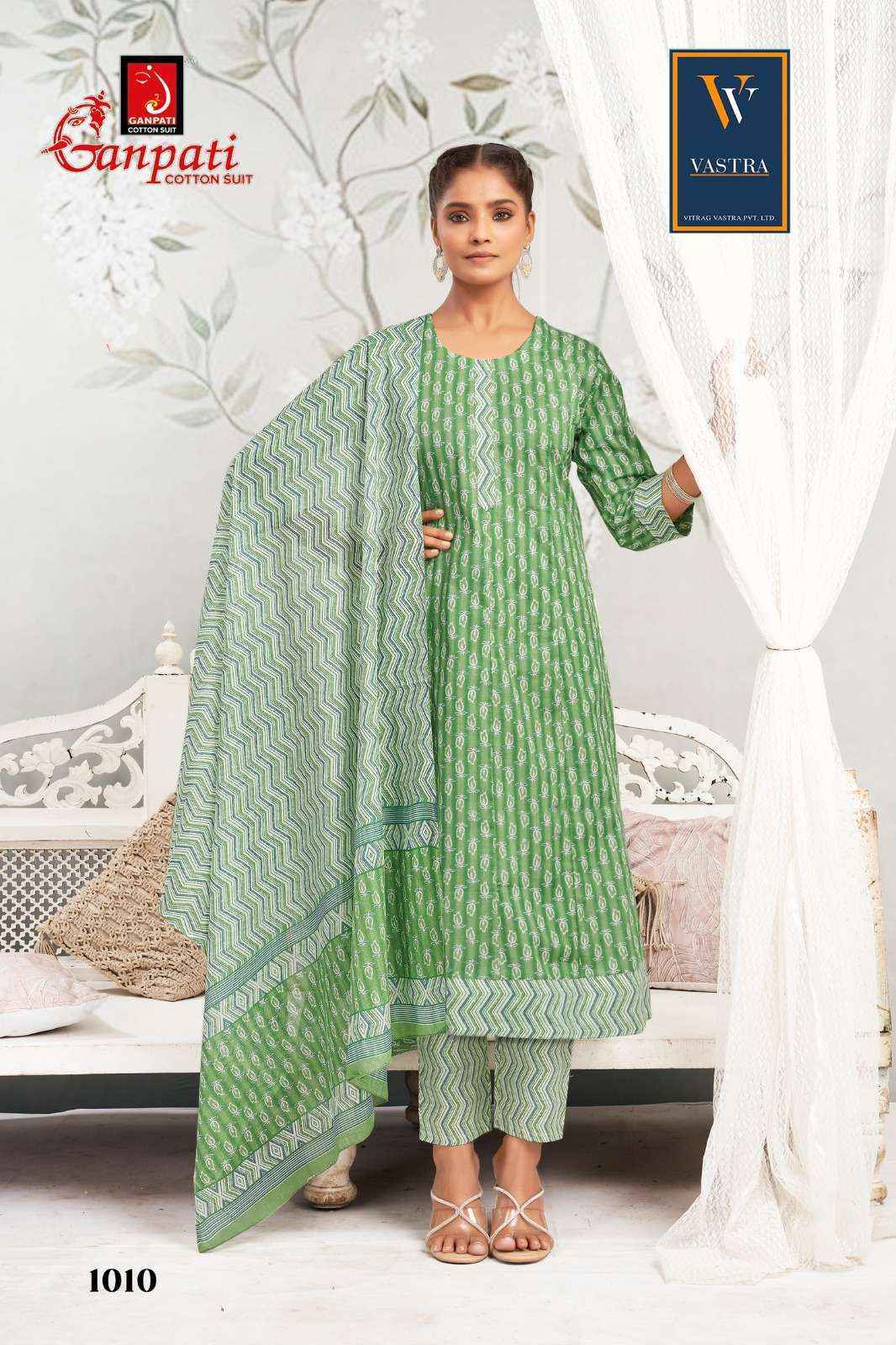 Ganpati Anarkali Vol 1 Readymade Cotton Suits Wholesale Market Surat ( 12 pcs Catalogue }
