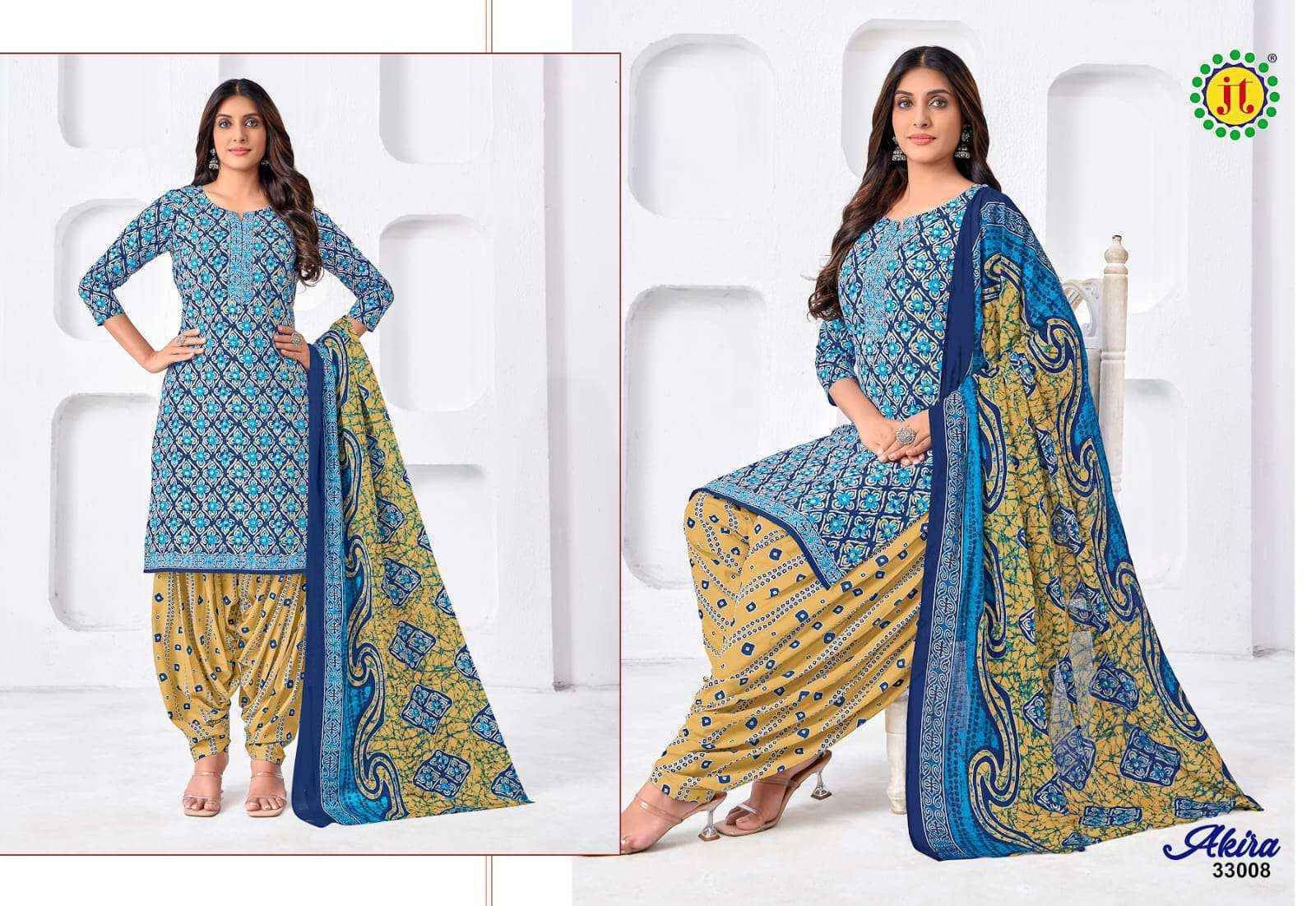 Jt Akira Vol 33 Cotton Ladies Salwar Kameez ( 15 pcs Catalogue ) Surat Wholesale Market