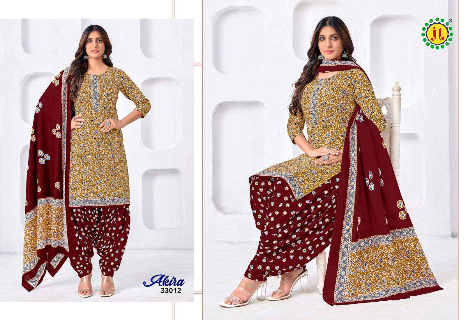 Jt Akira Vol 33 Cotton Ladies Salwar Kameez ( 15 pcs Catalogue ) Surat Wholesale Market
