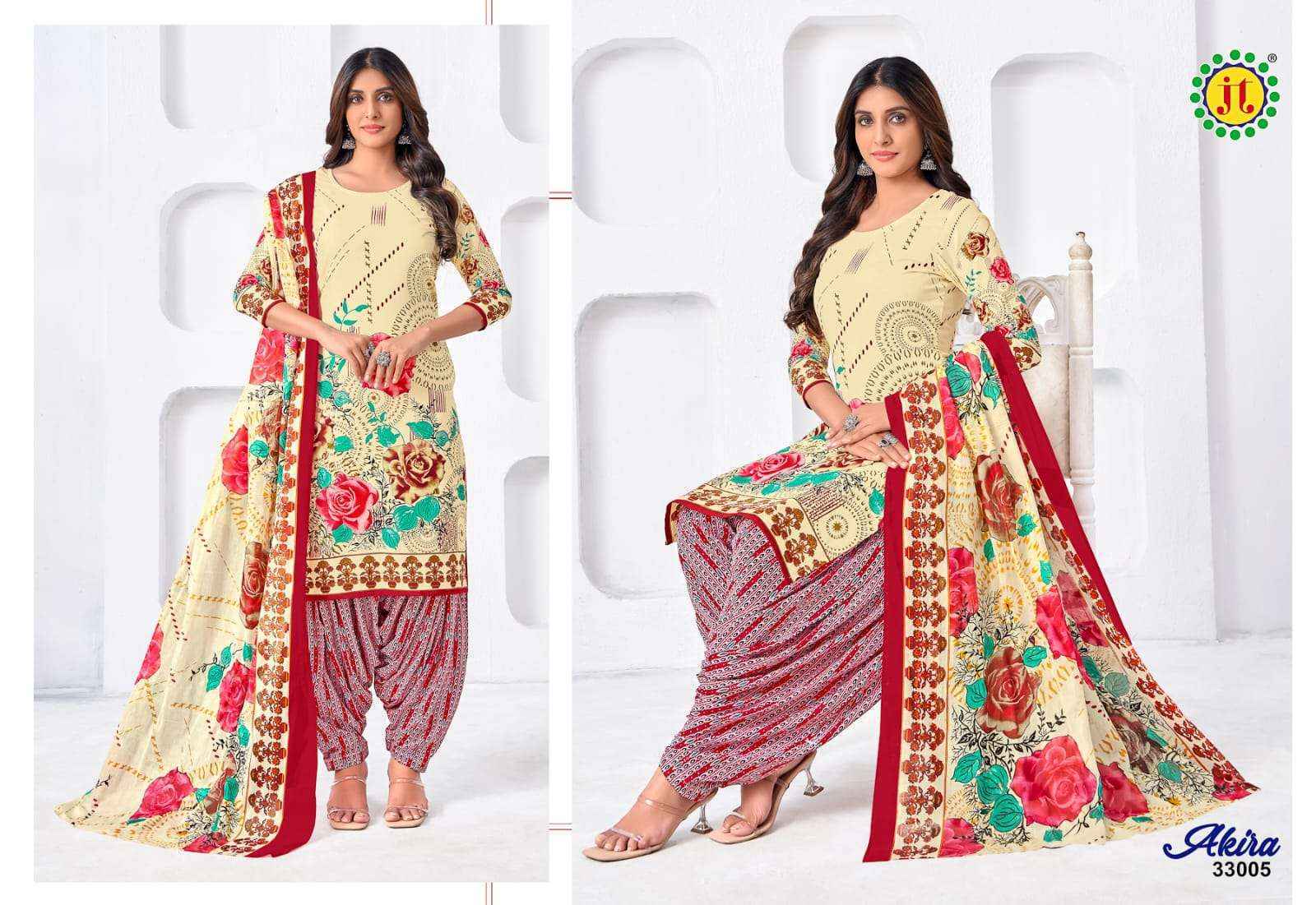 Jt Akira Vol 33 Cotton Ladies Salwar Kameez ( 15 pcs Catalogue ) Surat Wholesale Market