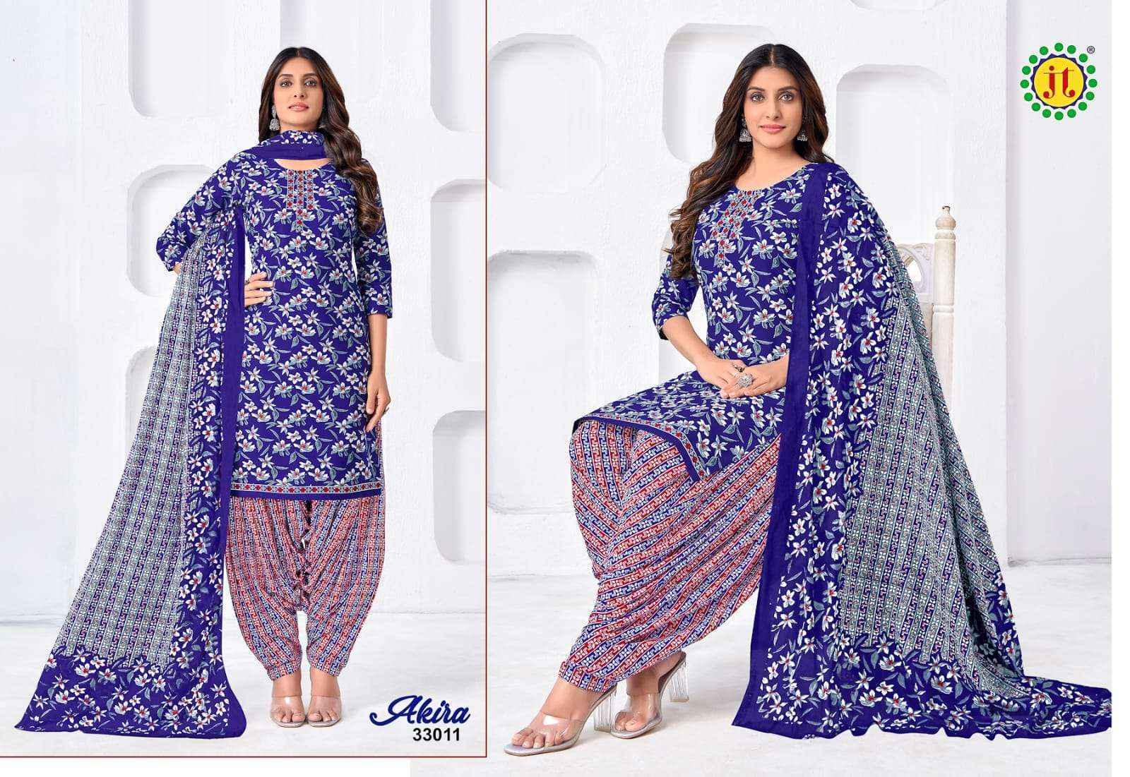 Jt Akira Vol 33 Cotton Ladies Salwar Kameez ( 15 pcs Catalogue ) Surat Wholesale Market