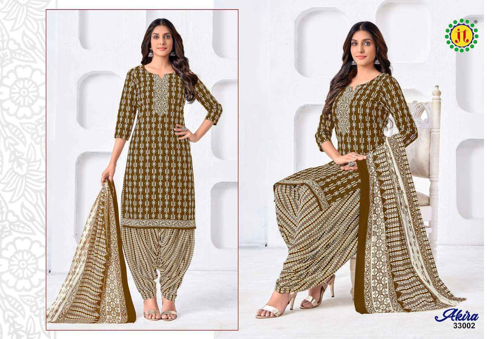 Jt Akira Vol 33 Cotton Ladies Salwar Kameez ( 15 pcs Catalogue ) Surat Wholesale Market