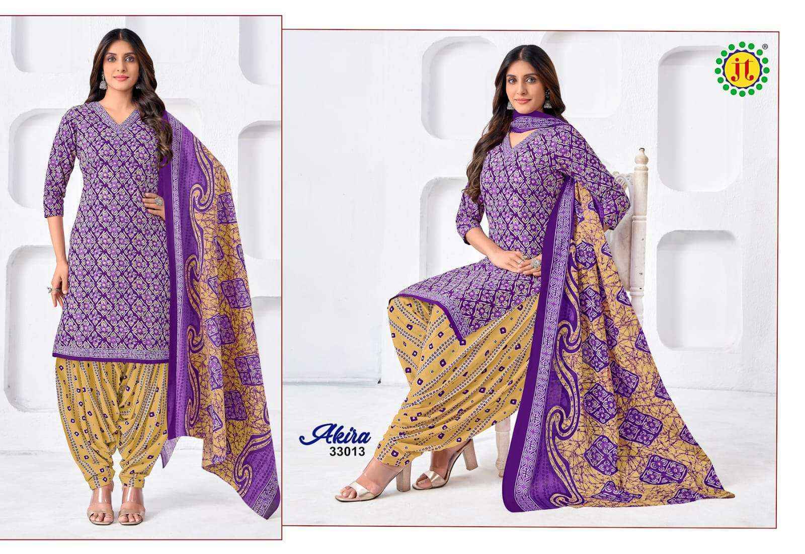 Jt Akira Vol 33 Cotton Ladies Salwar Kameez ( 15 pcs Catalogue ) Surat Wholesale Market