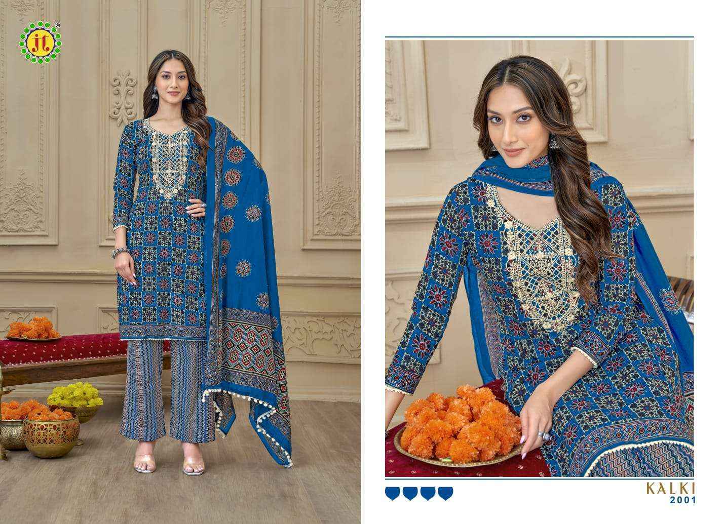 Jt Kalki Vol 2 Cotton Salwar Kameez At Wholesale Price  (10 pcs Catalogue )
