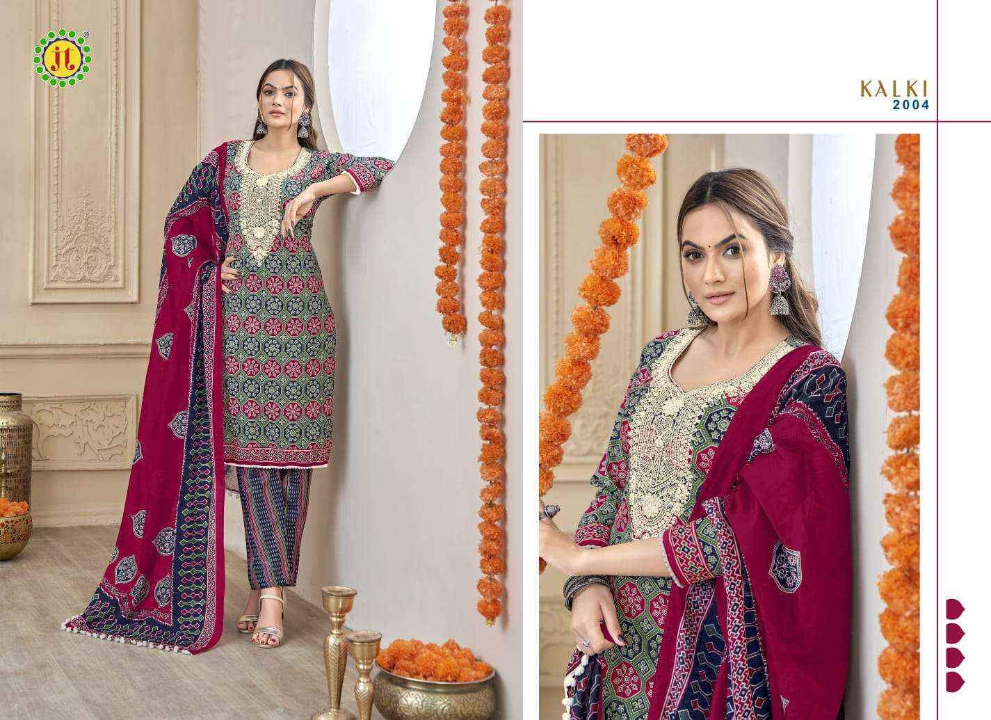 Jt Kalki Vol 2 Cotton Salwar Kameez At Wholesale Price  (10 pcs Catalogue )
