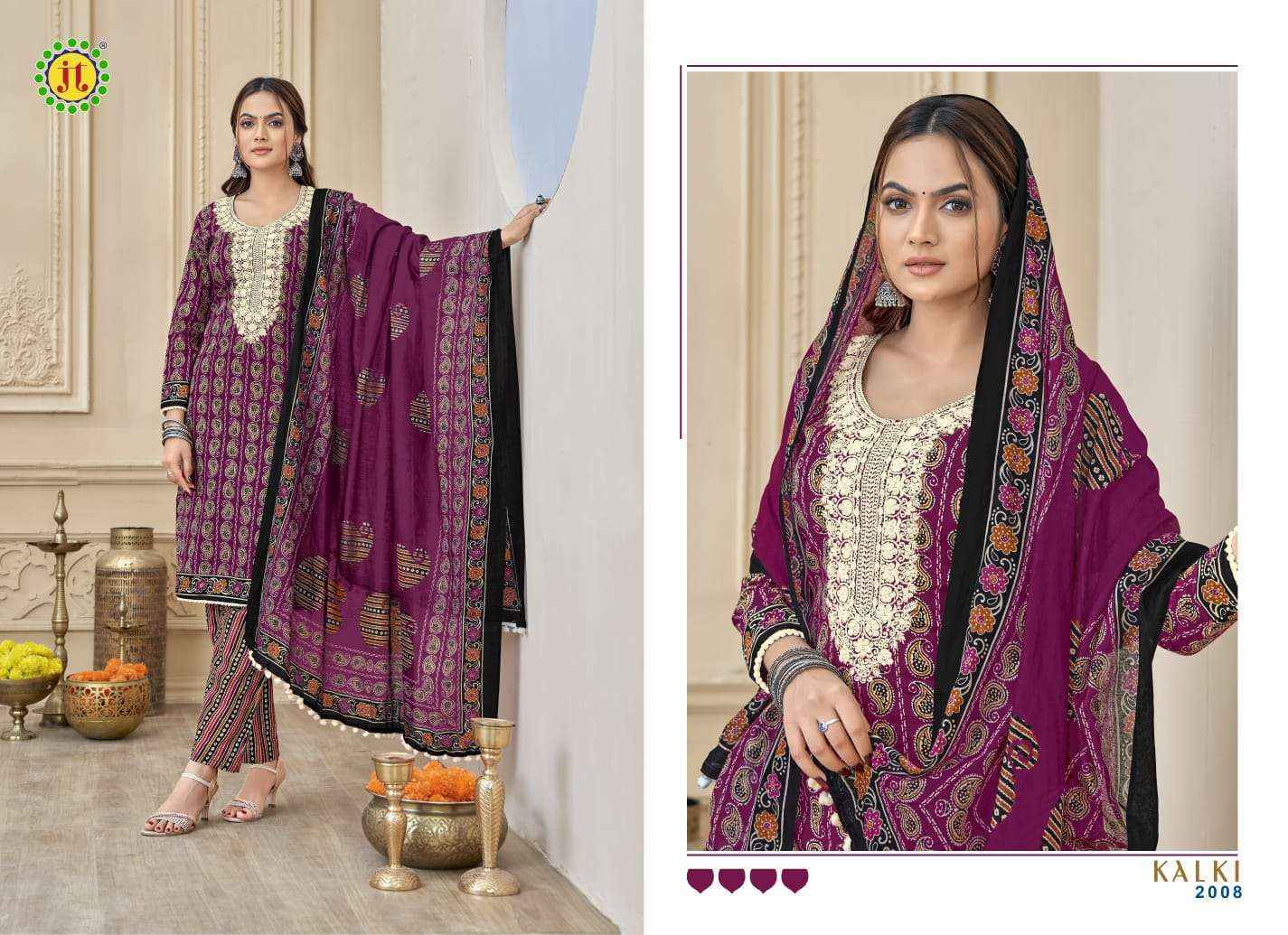 Jt Kalki Vol 2 Cotton Salwar Kameez At Wholesale Price  (10 pcs Catalogue )