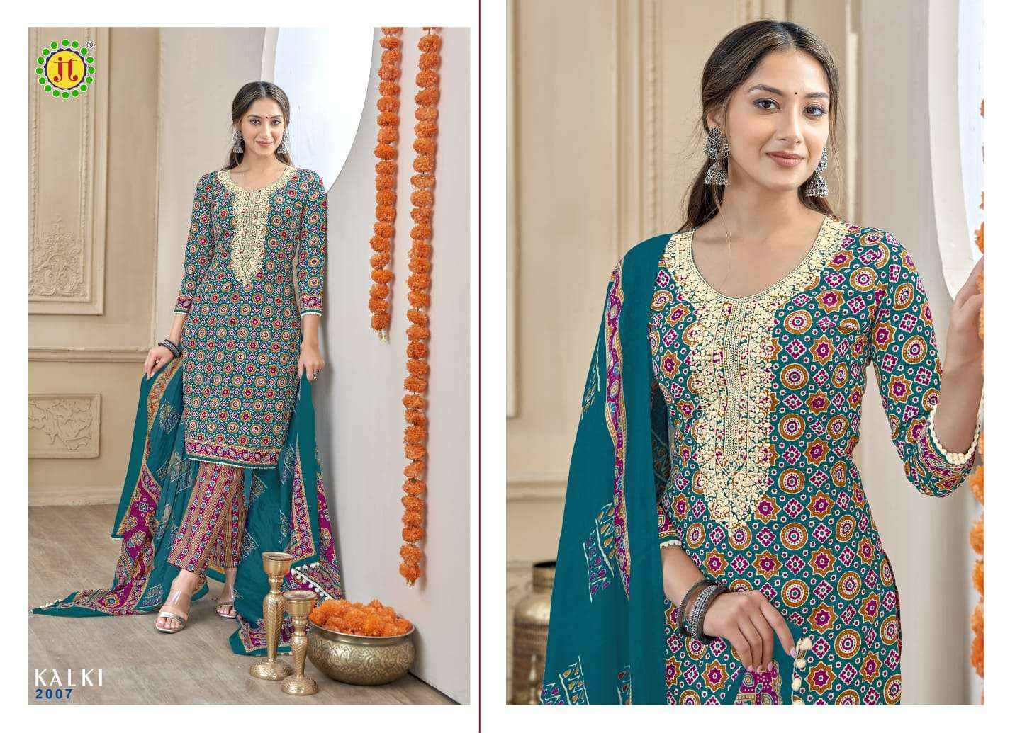 Jt Kalki Vol 2 Cotton Salwar Kameez At Wholesale Price  (10 pcs Catalogue )