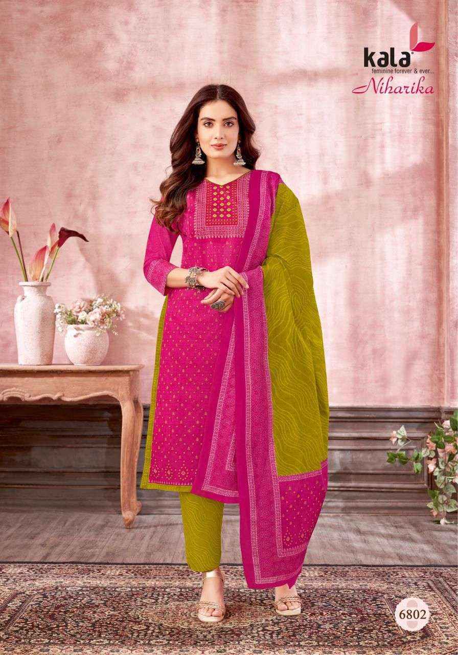 Kala Niharika Vol 3 Cotton Salwar Kameez Latest Catalog ( 8 pcs Catalogue )
