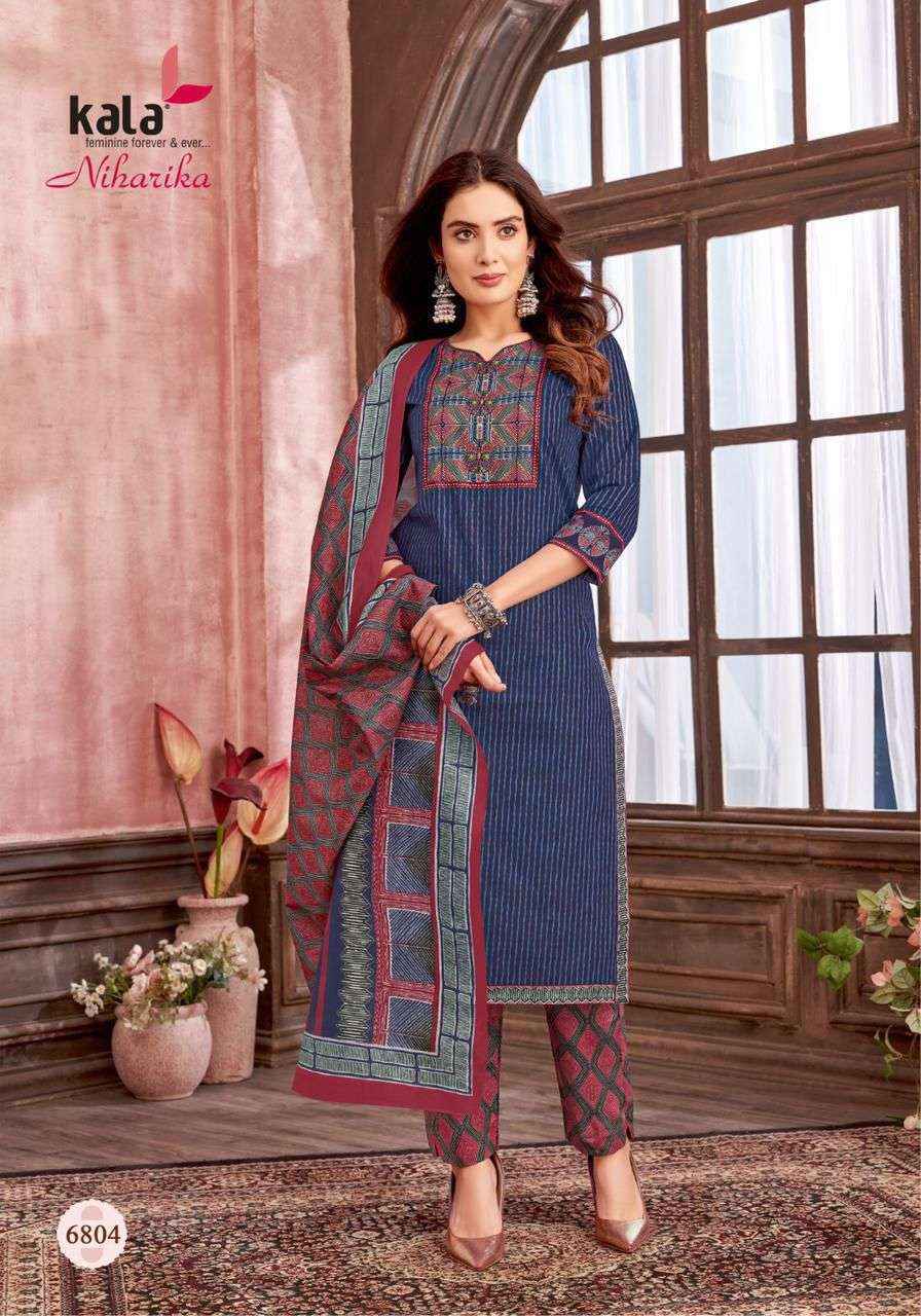 Kala Niharika Vol 3 Cotton Salwar Kameez Latest Catalog ( 8 pcs Catalogue )