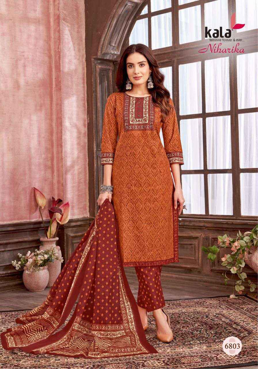 Kala Niharika Vol 3 Cotton Salwar Kameez Latest Catalog ( 8 pcs Catalogue )