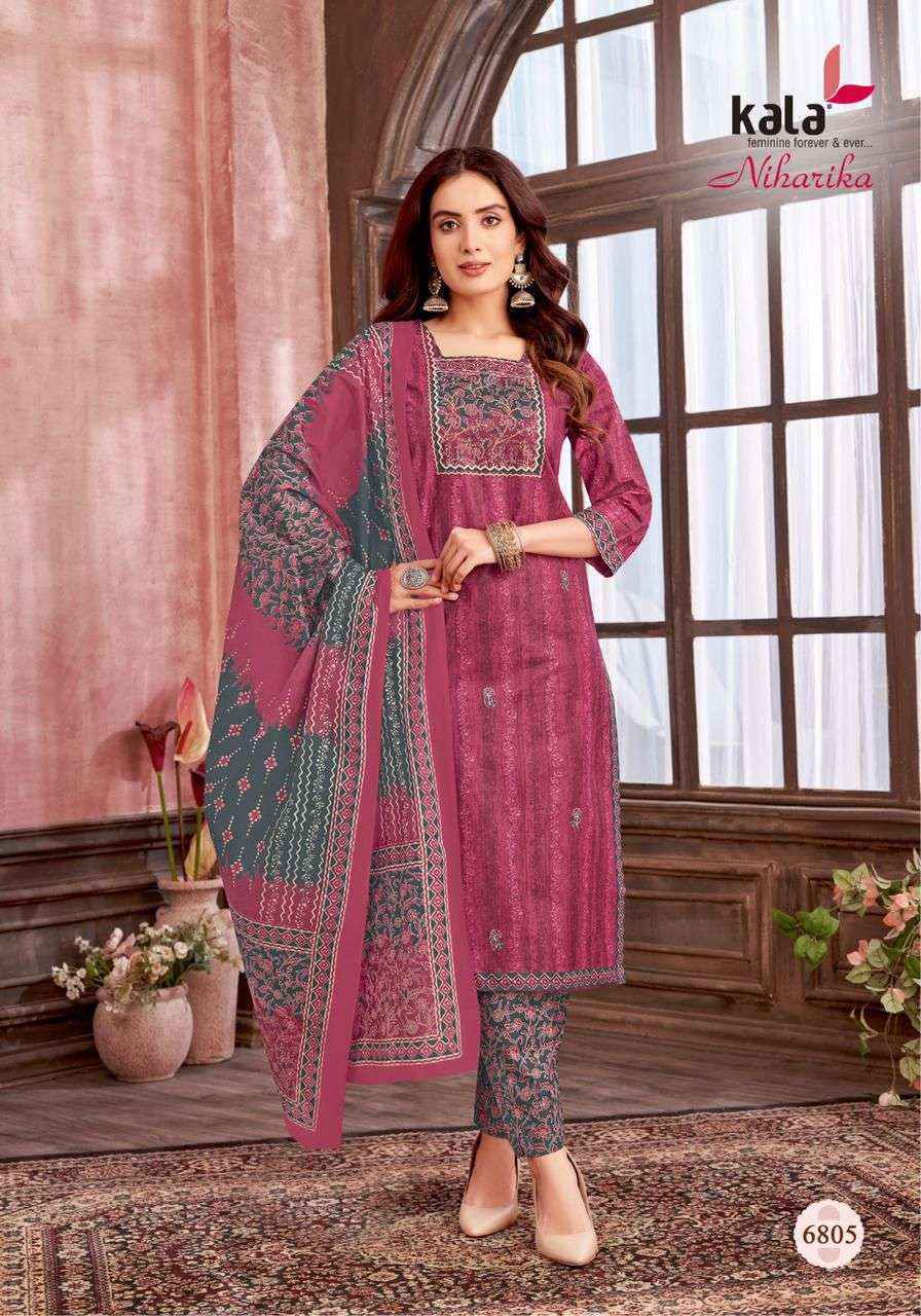 Kala Niharika Vol 3 Cotton Salwar Kameez Latest Catalog ( 8 pcs Catalogue )