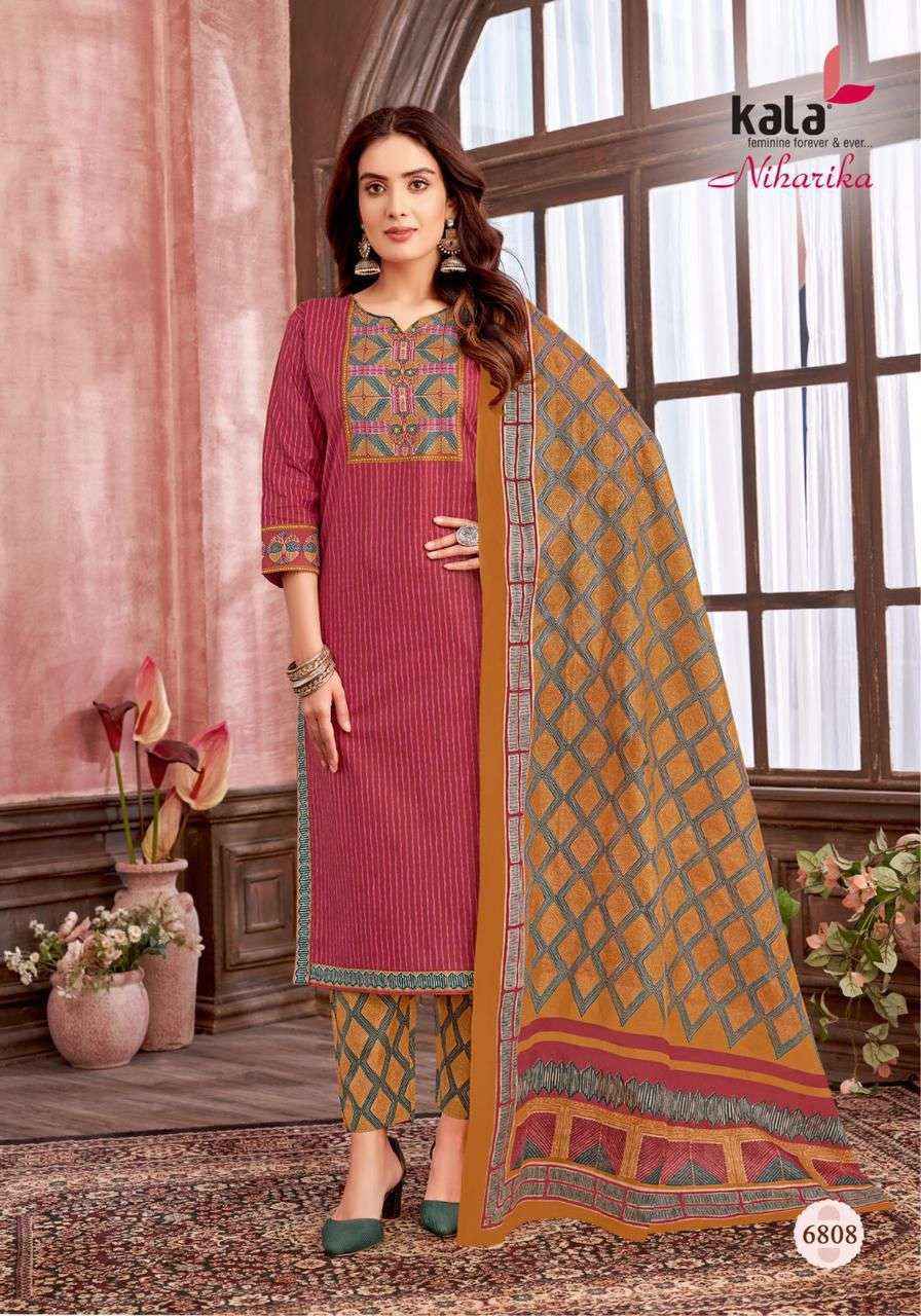 Kala Niharika Vol 3 Cotton Salwar Kameez Latest Catalog ( 8 pcs Catalogue )