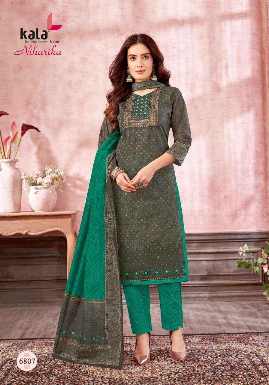 Kala Niharika Vol 3 Cotton Salwar Kameez Latest Catalog ( 8 pcs Catalogue )