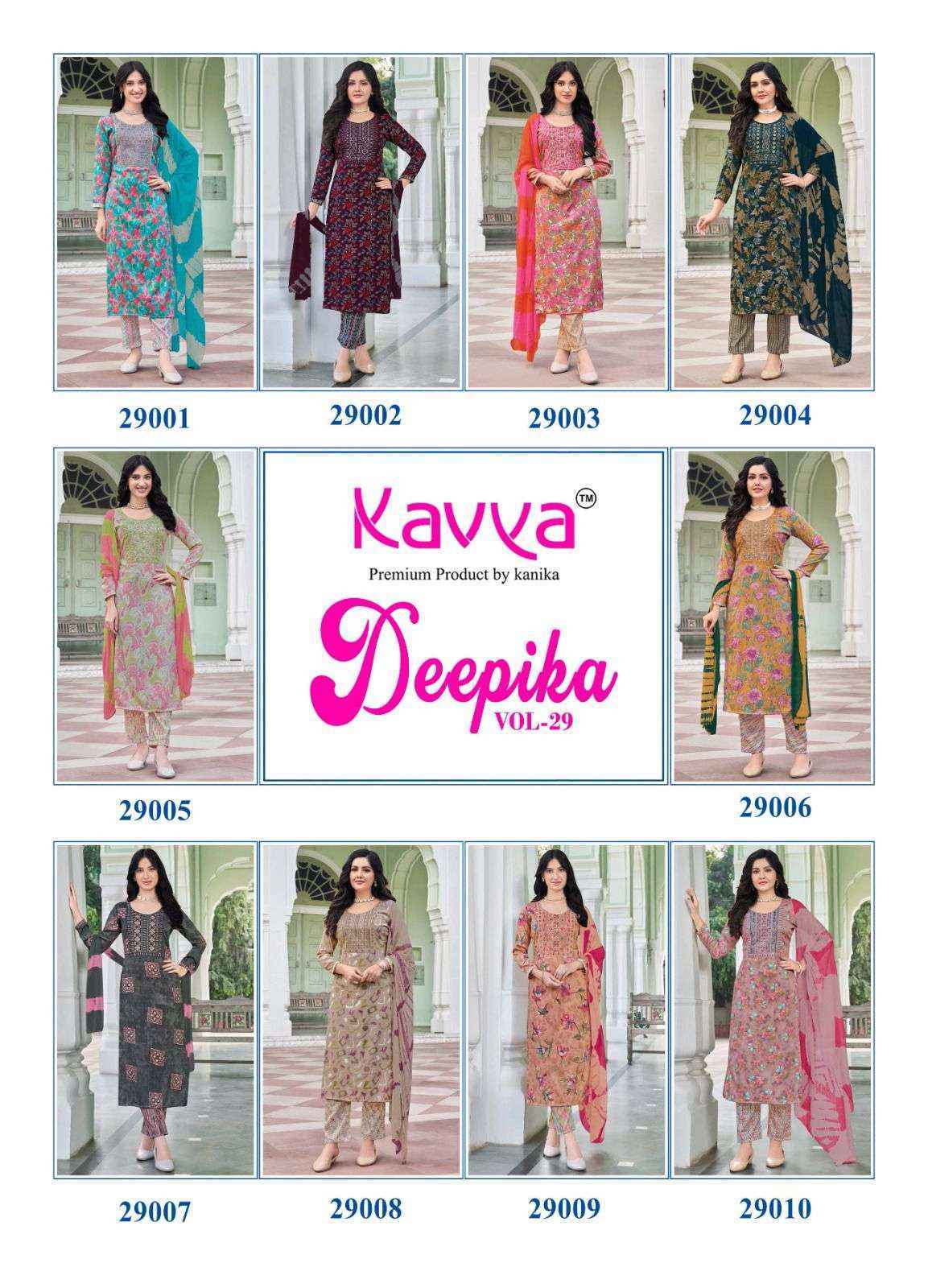 Kavya Deepika Vol 29 Capsule Kurti Combo ( 10 pcs Catalogue ) Latest Catalog Wholesale