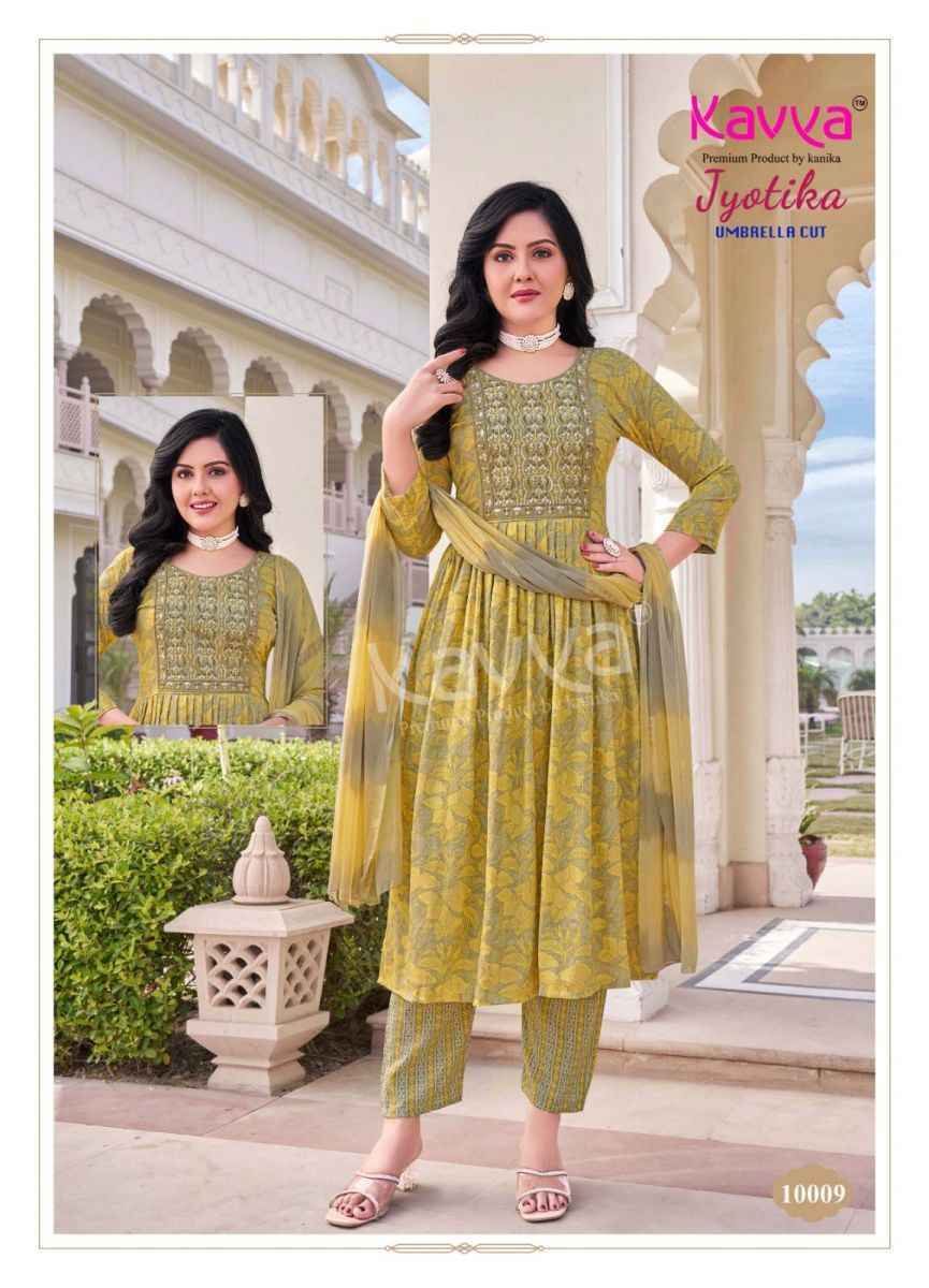 Kavya Jyotika Vol-10 Capsule Kurti Combo 10 pcs Catalogue