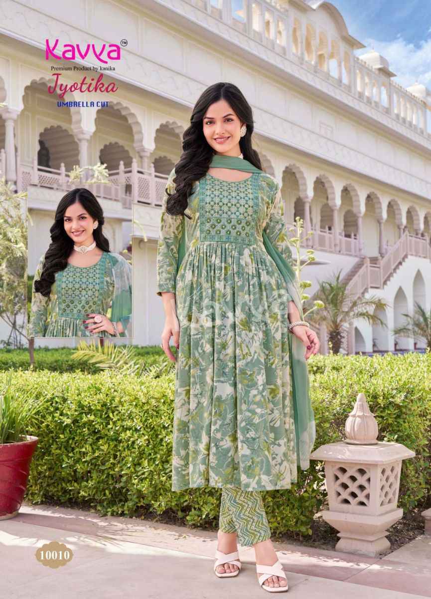 Kavya Jyotika Vol-10 Capsule Kurti Combo 10 pcs Catalogue