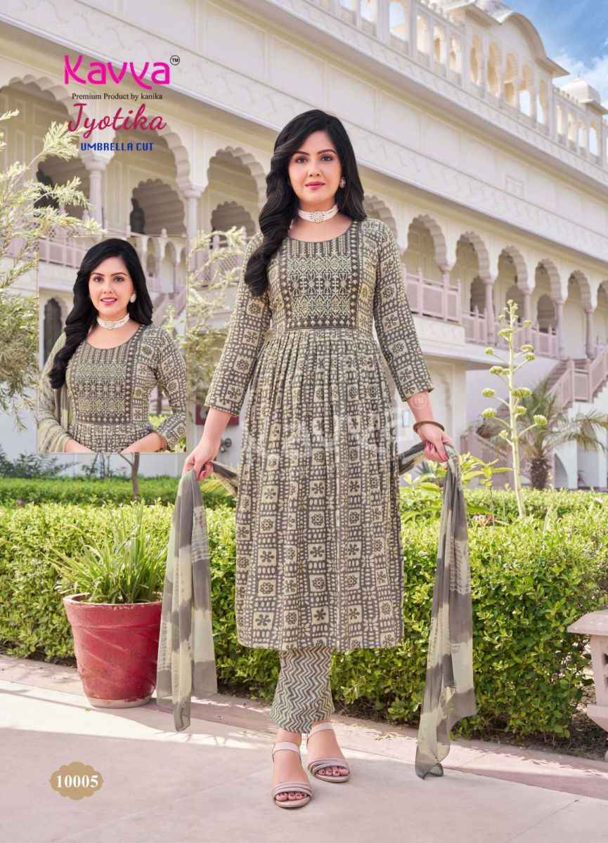 Kavya Jyotika Vol-10 Capsule Kurti Combo 10 pcs Catalogue