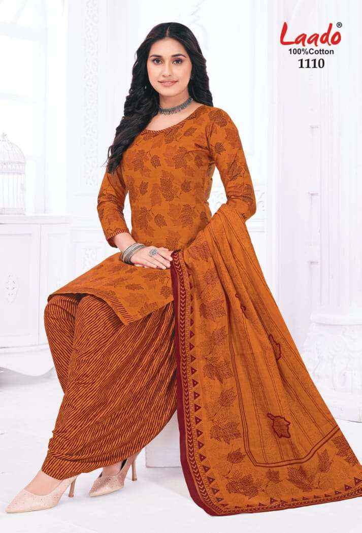 LAADO NADIYA PATIYALA VOL 11 COTTON PRINTED SALWAR SUIT WHOLESALE MARKET ( 12 CS CATALOG }
