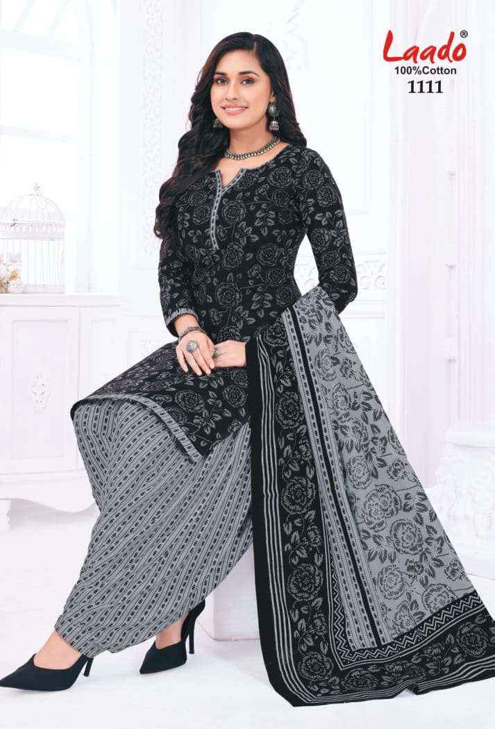 LAADO NADIYA PATIYALA VOL 11 COTTON PRINTED SALWAR SUIT WHOLESALE MARKET ( 12 CS CATALOG }