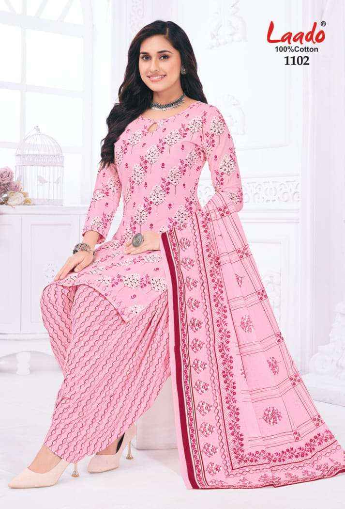 LAADO NADIYA PATIYALA VOL 11 COTTON PRINTED SALWAR SUIT WHOLESALE MARKET ( 12 CS CATALOG }