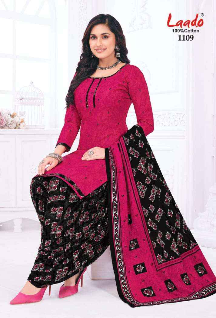 LAADO NADIYA PATIYALA VOL 11 COTTON PRINTED SALWAR SUIT WHOLESALE MARKET ( 12 CS CATALOG }