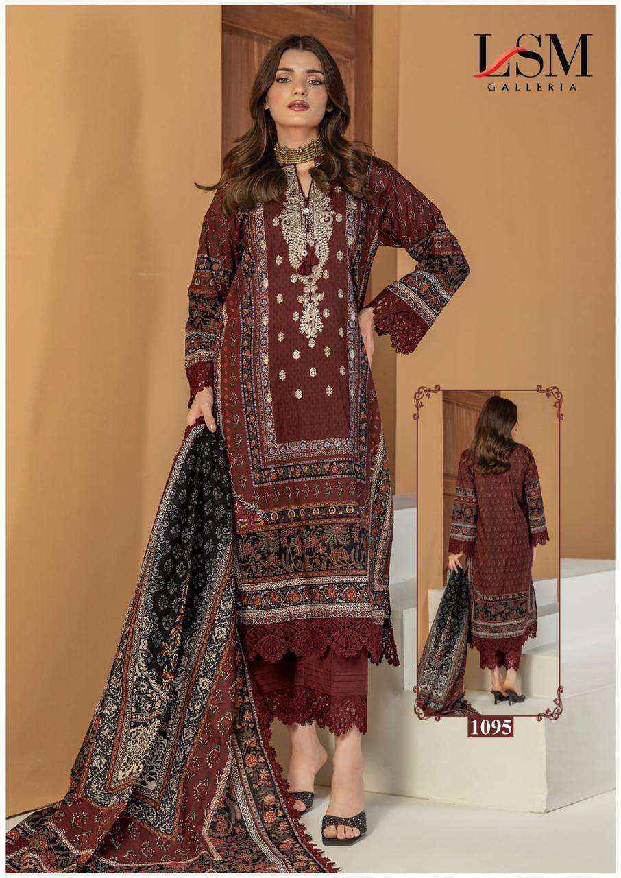 LSM Galleria Parian Dream Vol 10 Lawn Dress Material 6 pcs Catalogue