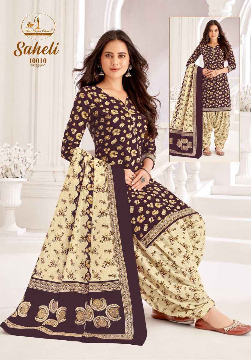 Miss World Choice Saheli Vol 10 Wholesale Cotton Dress Material ( 10 pcs Catalogue )