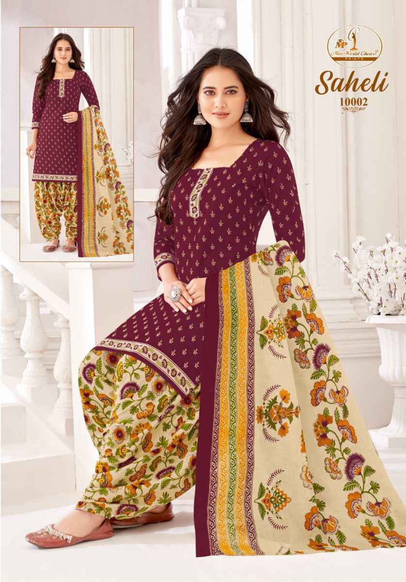 Miss World Choice Saheli Vol 10 Wholesale Cotton Dress Material ( 10 pcs Catalogue )