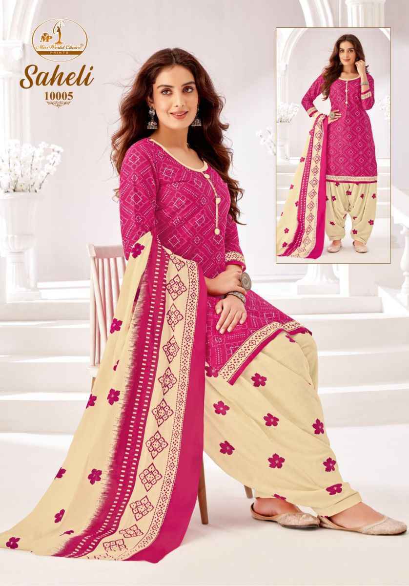 Miss World Choice Saheli Vol 10 Wholesale Cotton Dress Material ( 10 pcs Catalogue )